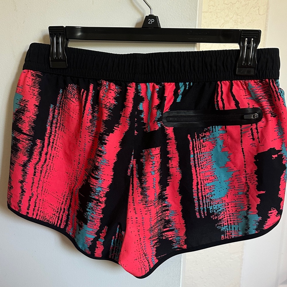 Fabletics Pink and Black Athletic Shorts - Picture 2 of 4